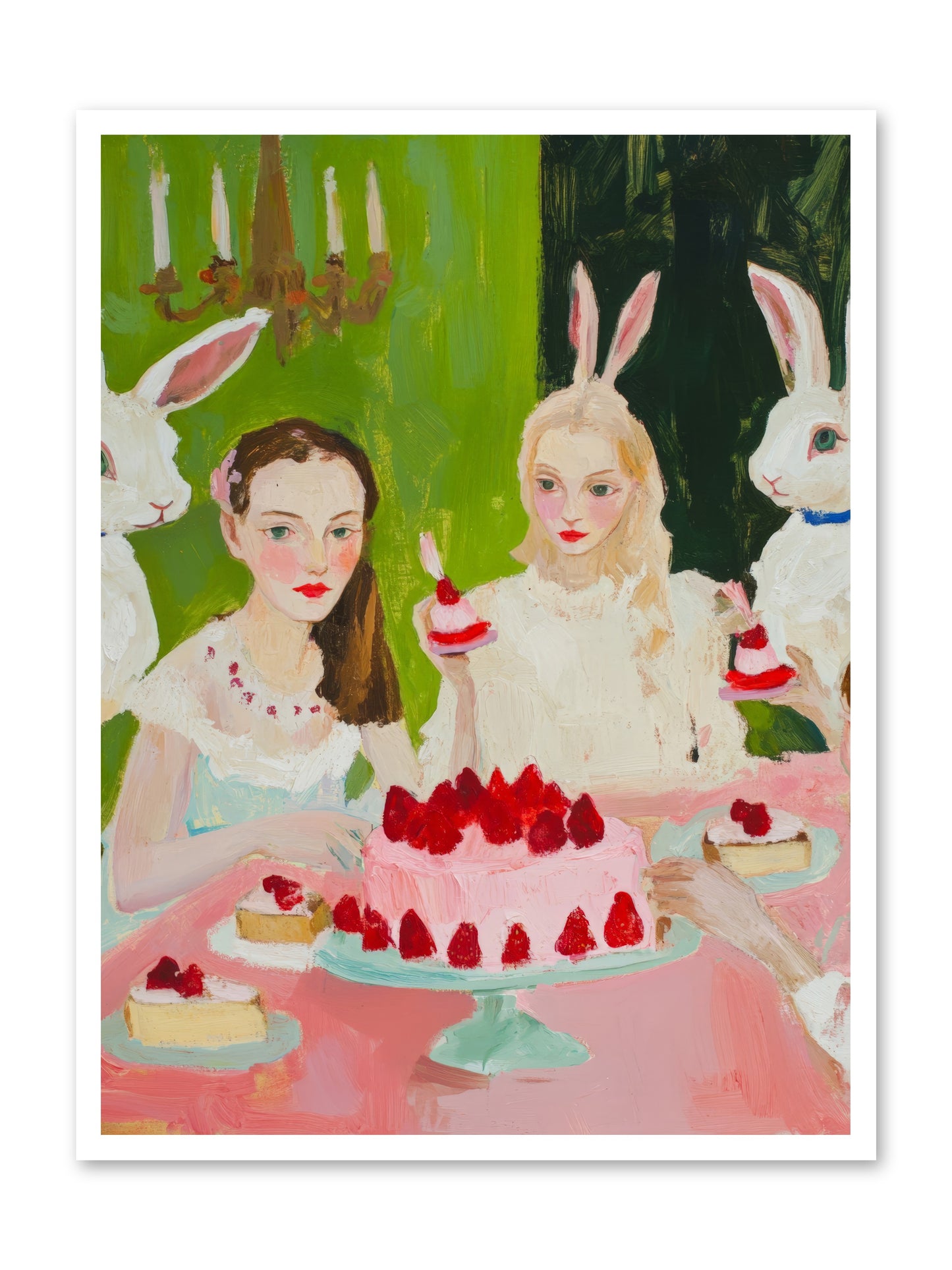 Red Fruit Dreamed ForeverRez2 -- Loose Canvas Print 30x40