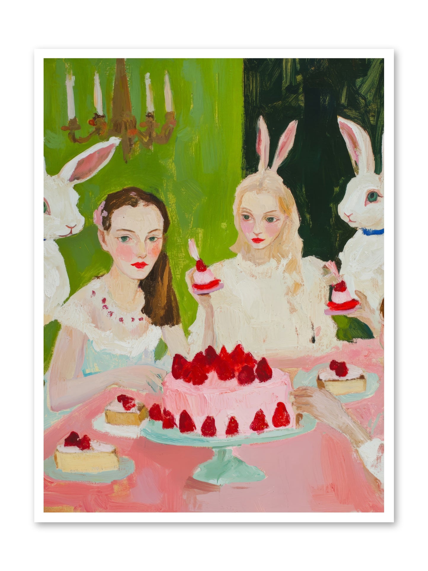 Red Fruit Dreamed ForeverRez2 -- Loose Canvas Print 36x48