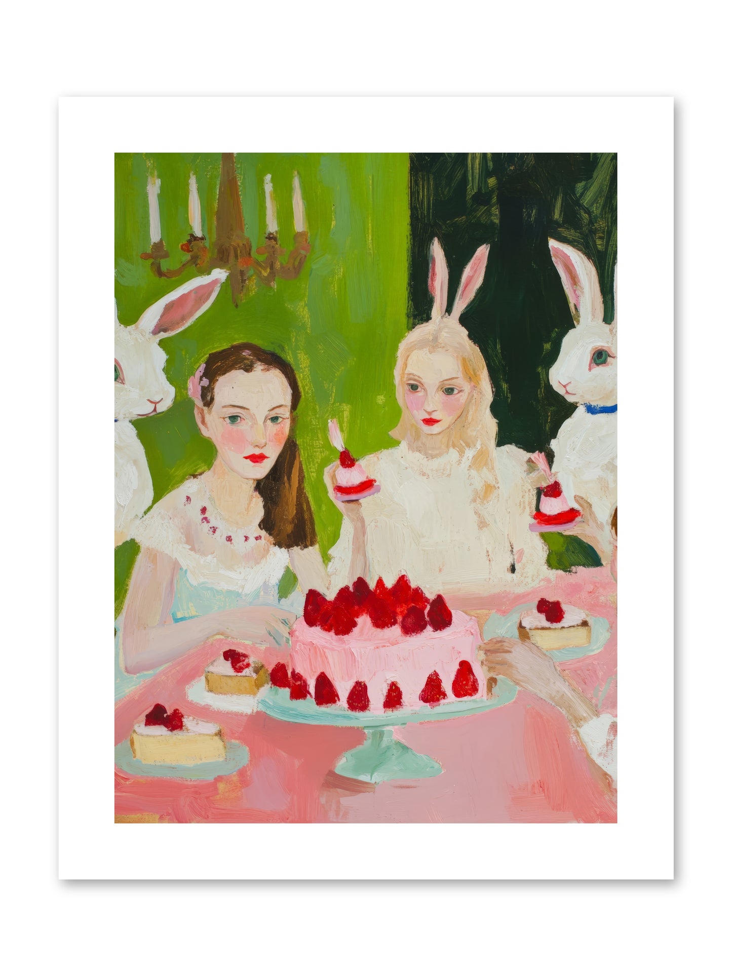 Red Fruit Dreamed ForeverRez2 -- Loose Canvas Print 9x12