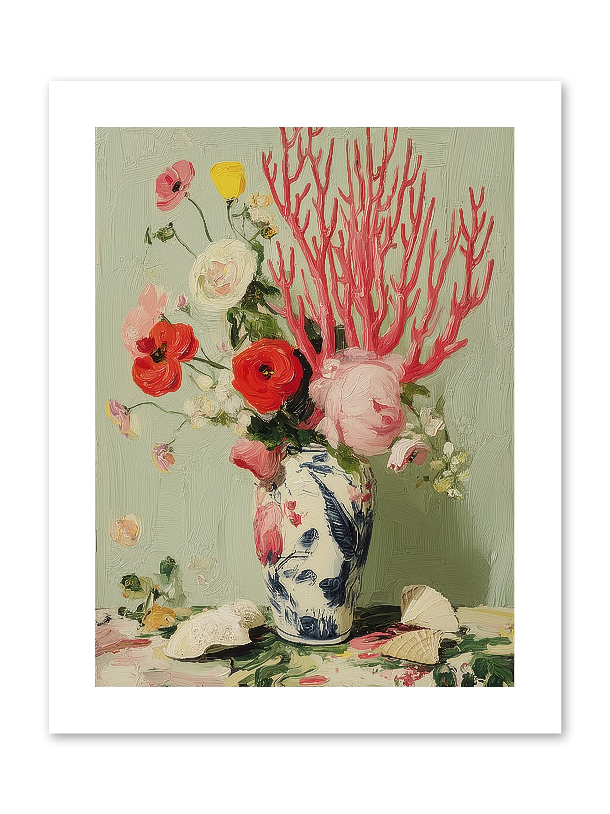 Reef's Romance -- Paper Print 9x12