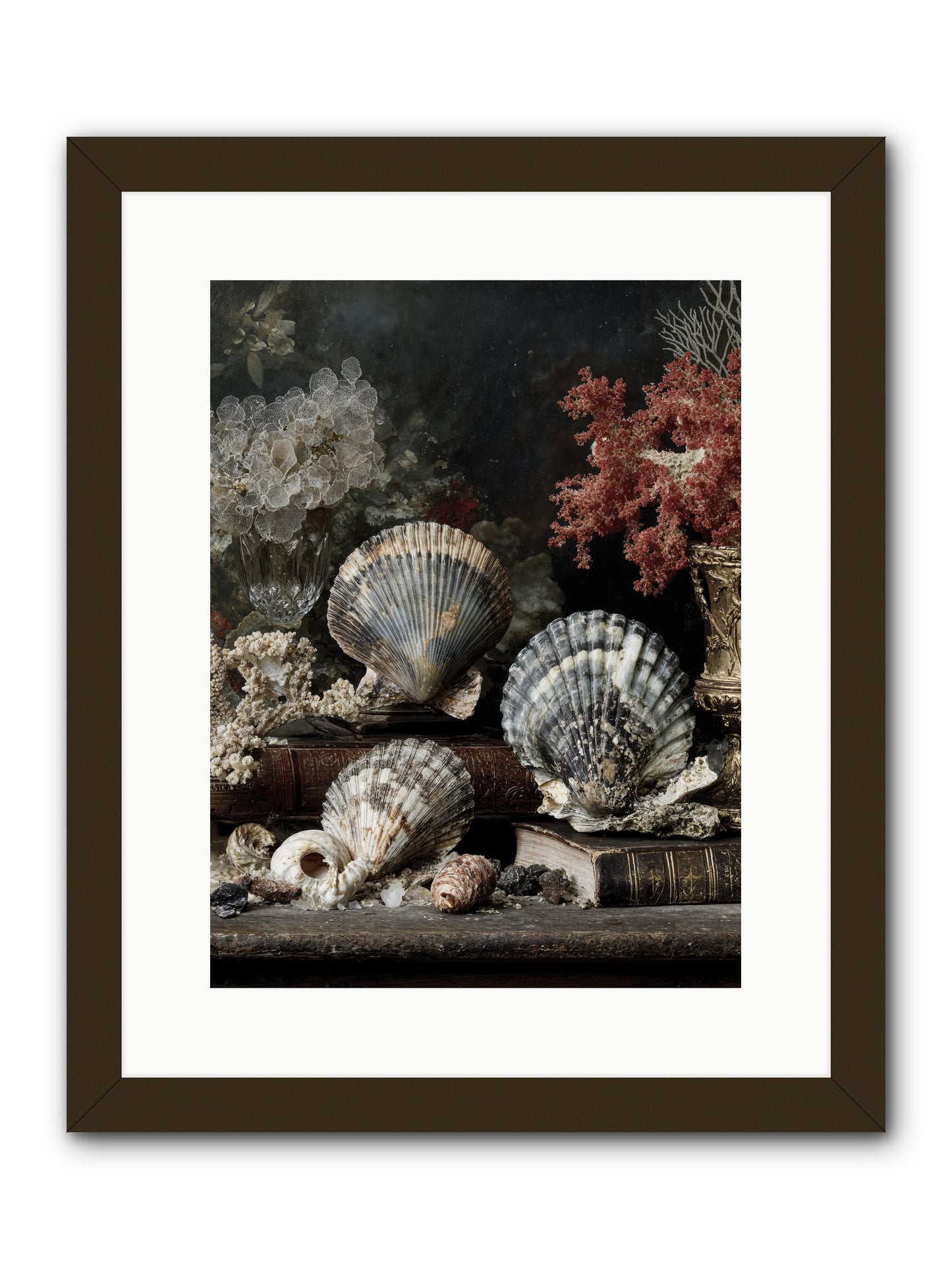 Reef's Royal Court -- Framed Print - Black 12x16