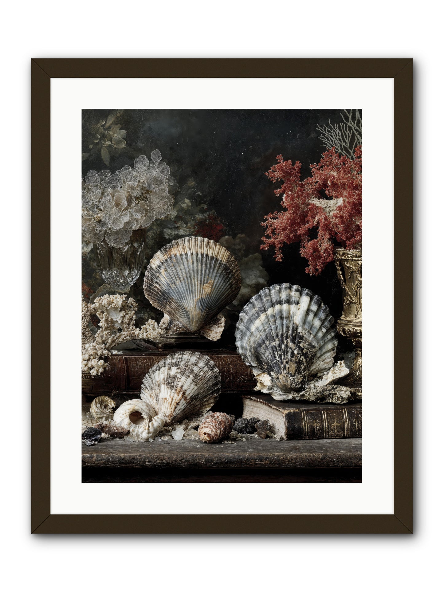 Reef's Royal Court -- Framed Print - Black 18x24