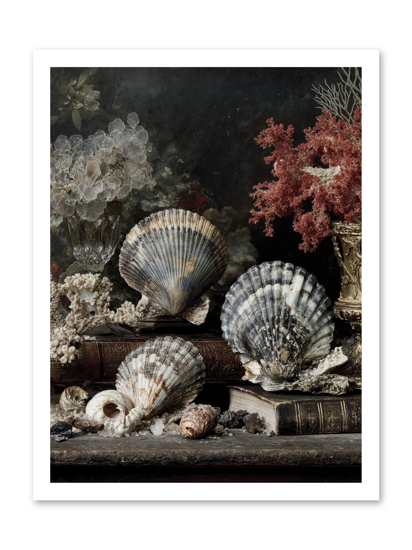 Reef's Royal Court -- Loose Canvas Print 18x24