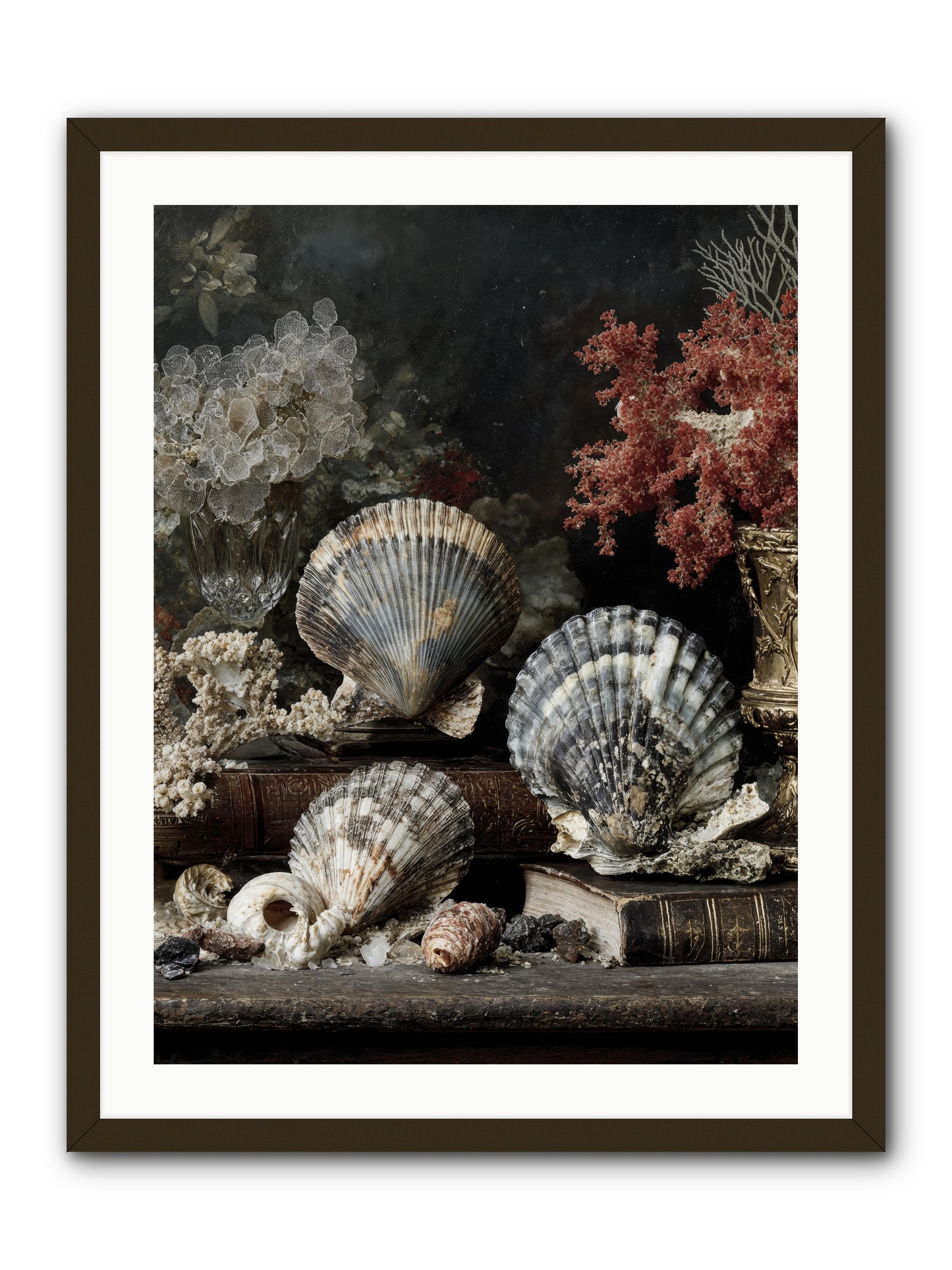 Reef's Royal Court -- Framed Print - Black 24x32