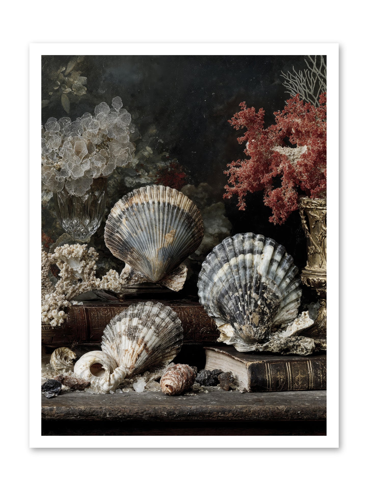 Reef's Royal Court -- Loose Canvas Print 24x32