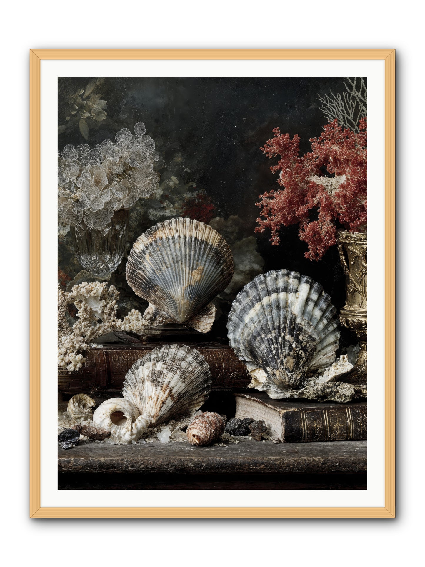 Reef's Royal Court -- Framed Print - Natural 36x48
