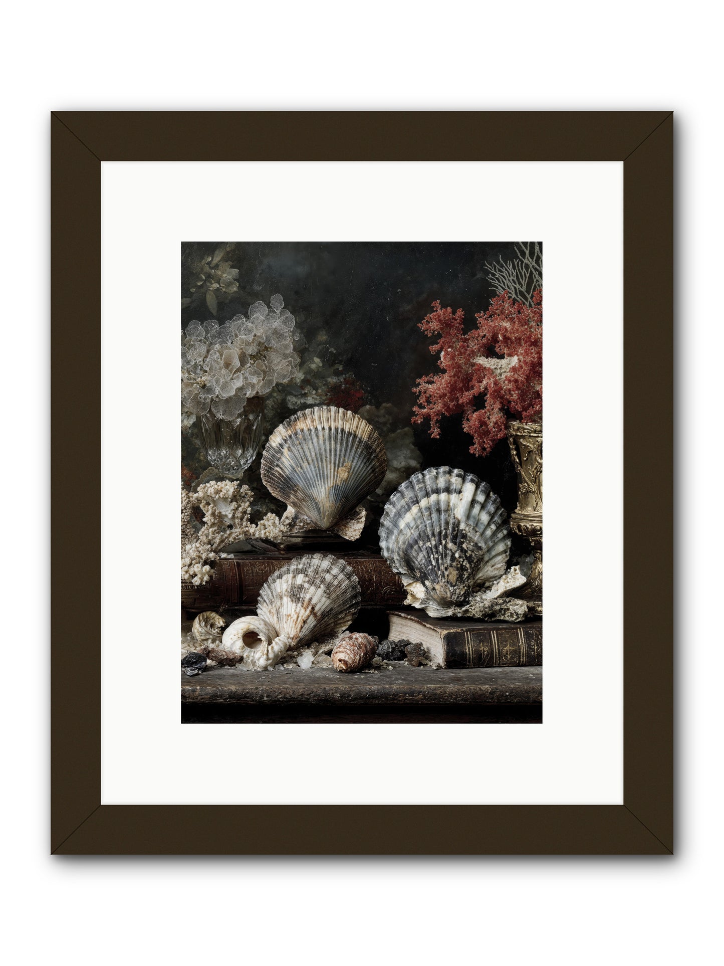 Reef's Royal Court -- Framed Print - Black 9x12
