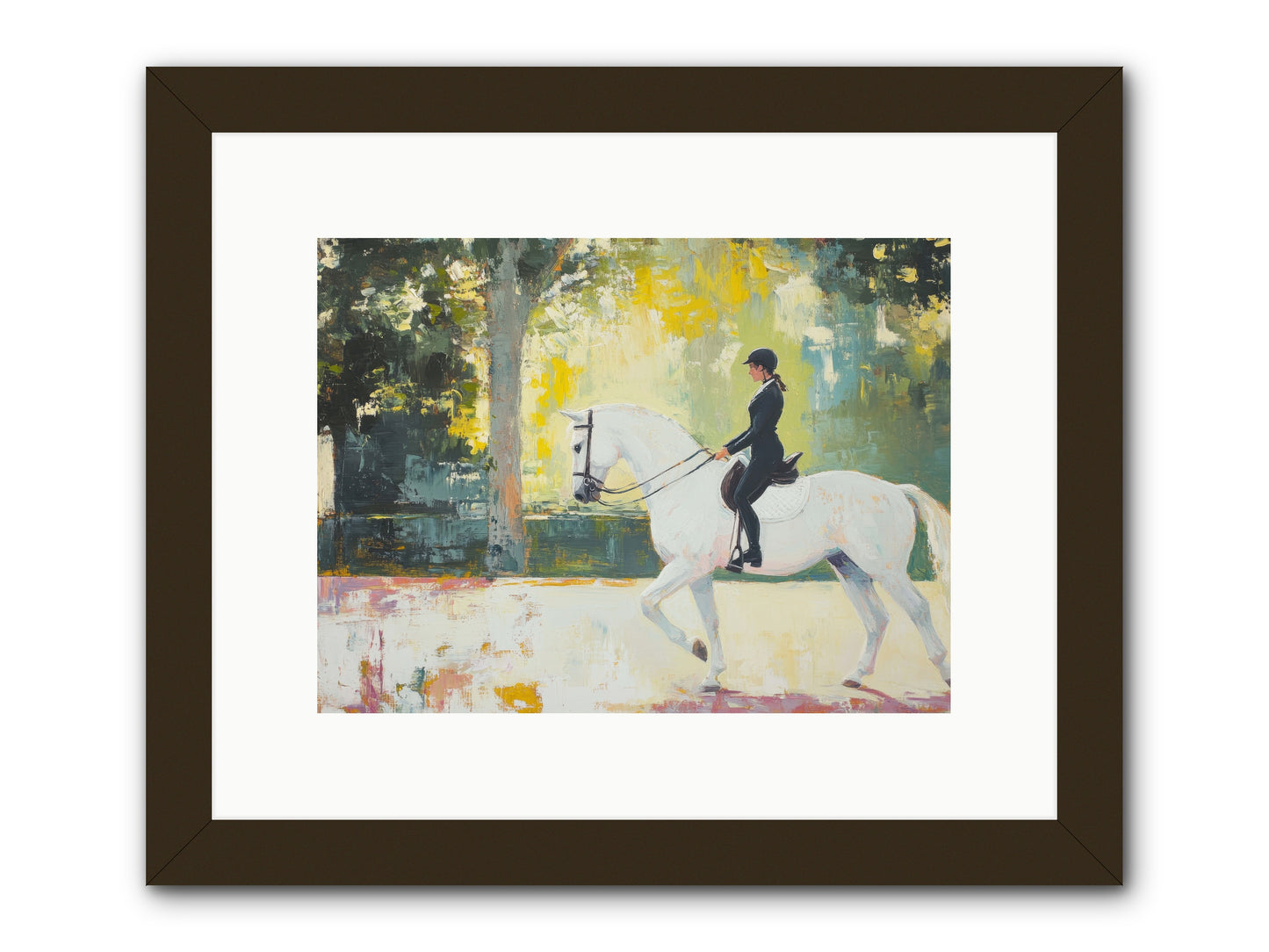 Refined Balance -- Framed Print - Black 12x9