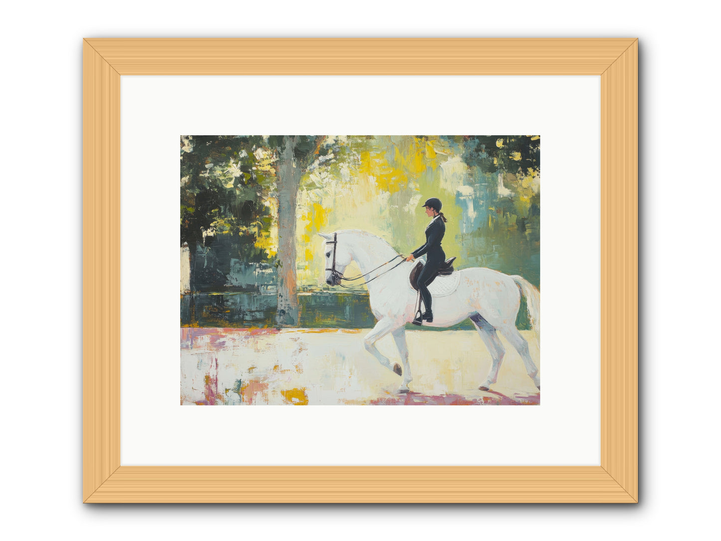 Refined Balance -- Framed Print - Natural 12x9