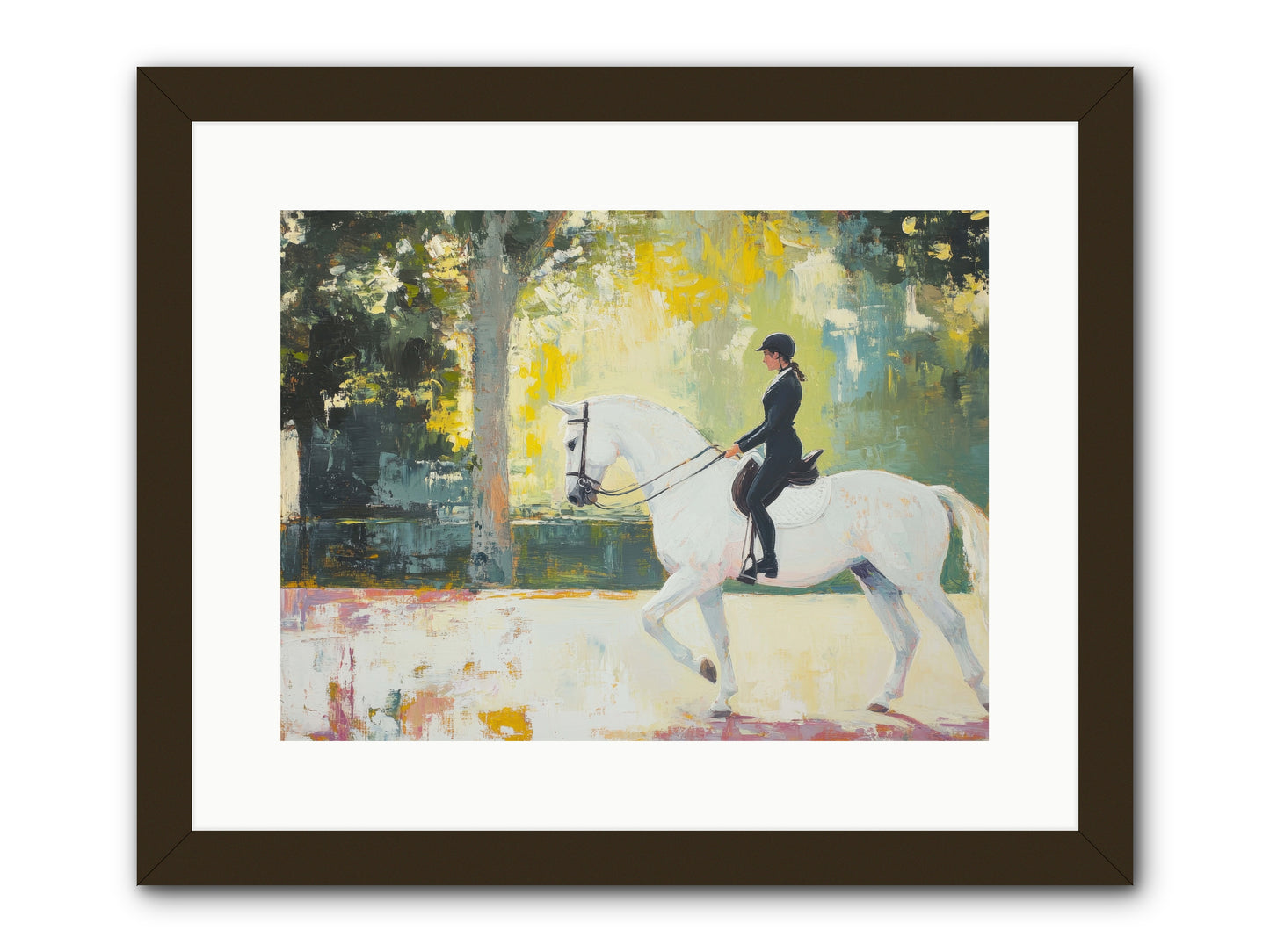Refined Balance -- Framed Print - Black 16x12