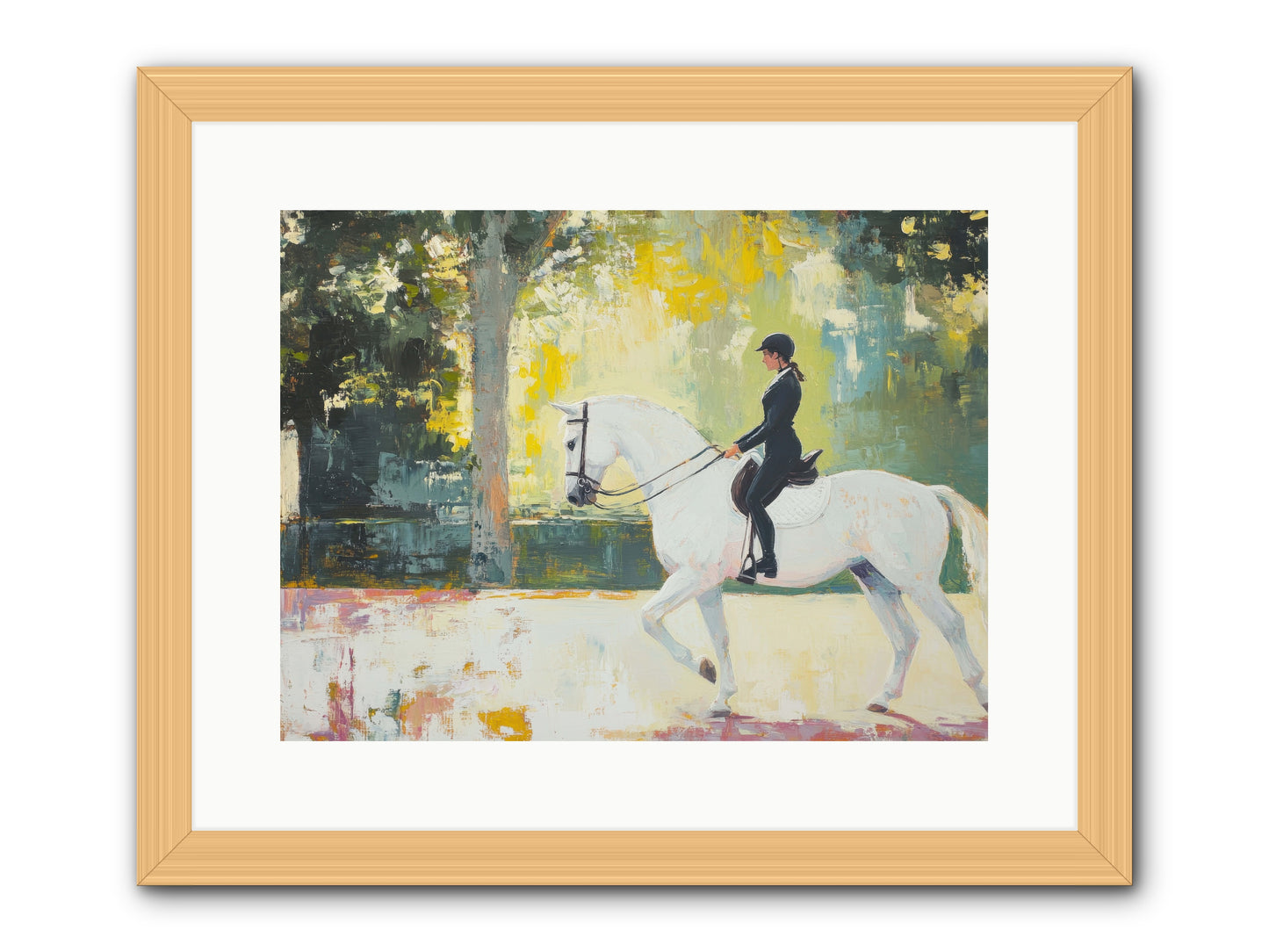 Refined Balance -- Framed Print - Natural 16x12