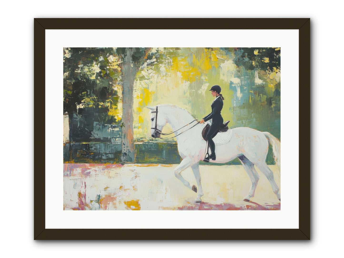 Refined Balance -- Framed Print - Black 24x18