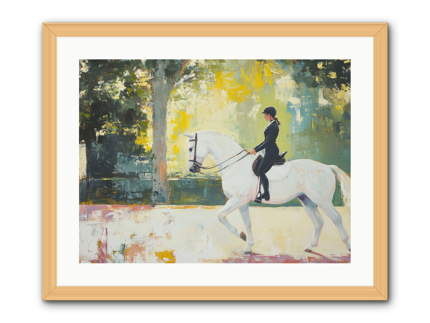 Refined Balance -- Framed Print - Natural 24x18