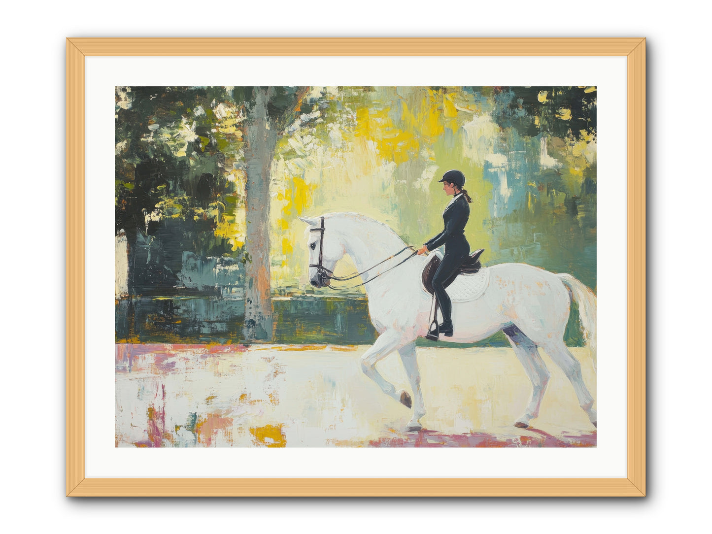 Refined Balance -- Framed Print - Natural 32x24