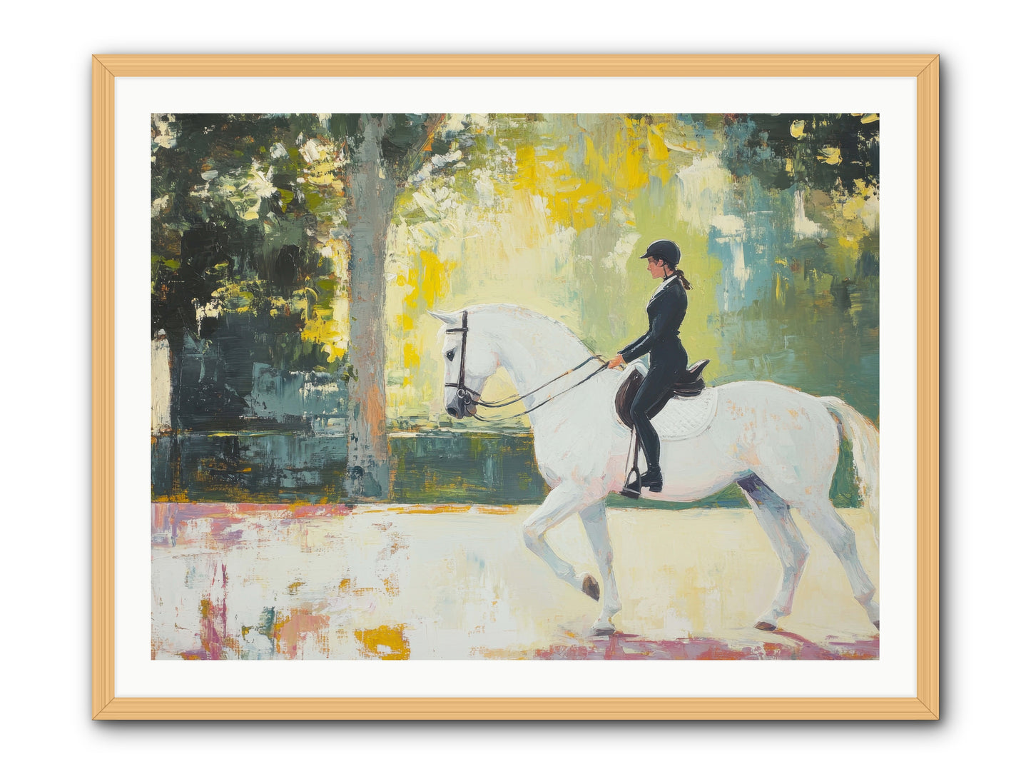 Refined Balance -- Framed Print - Natural 40x30
