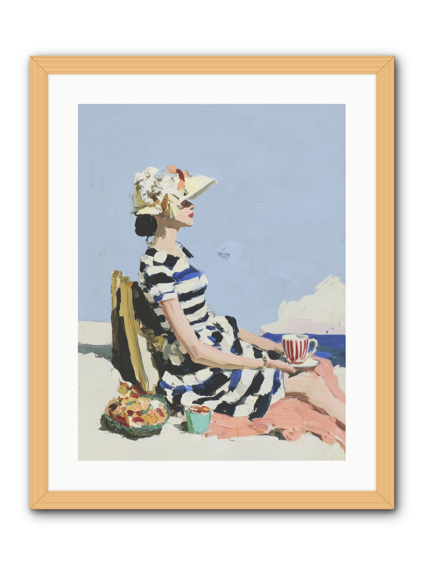 Refined Escape -- Framed Print - Natural 18x24