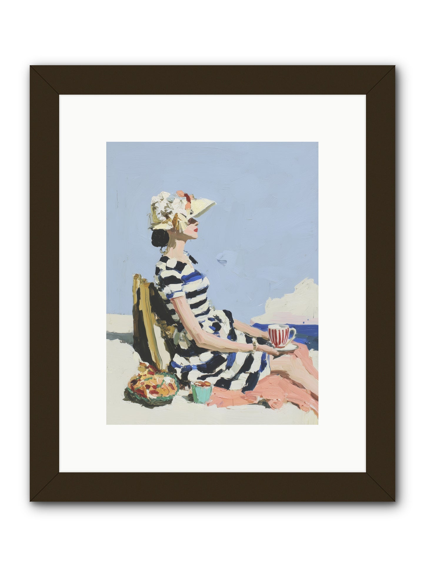 Refined Escape -- Framed Print - Black 9x12