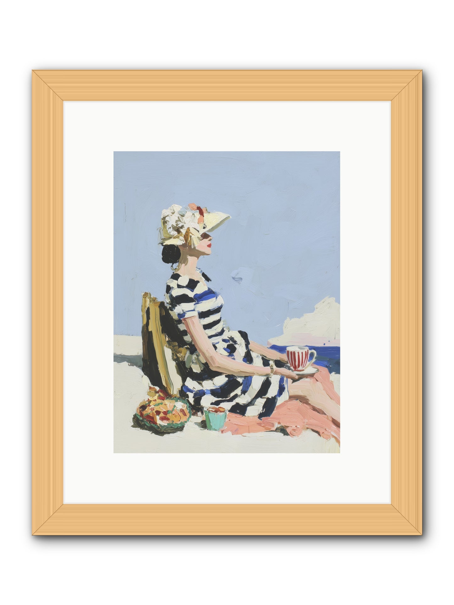 Refined Escape -- Framed Print - Natural 9x12