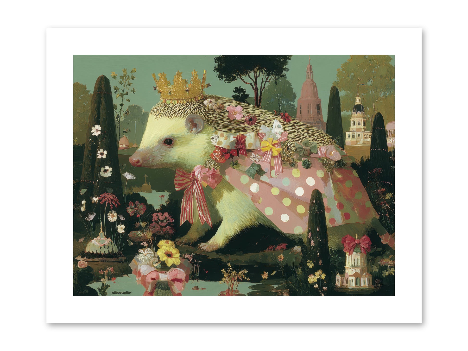 Refined Pageantry -- Paper Print 12x9