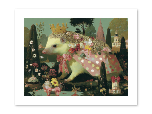 Refined Pageantry -- Paper Print 12x9