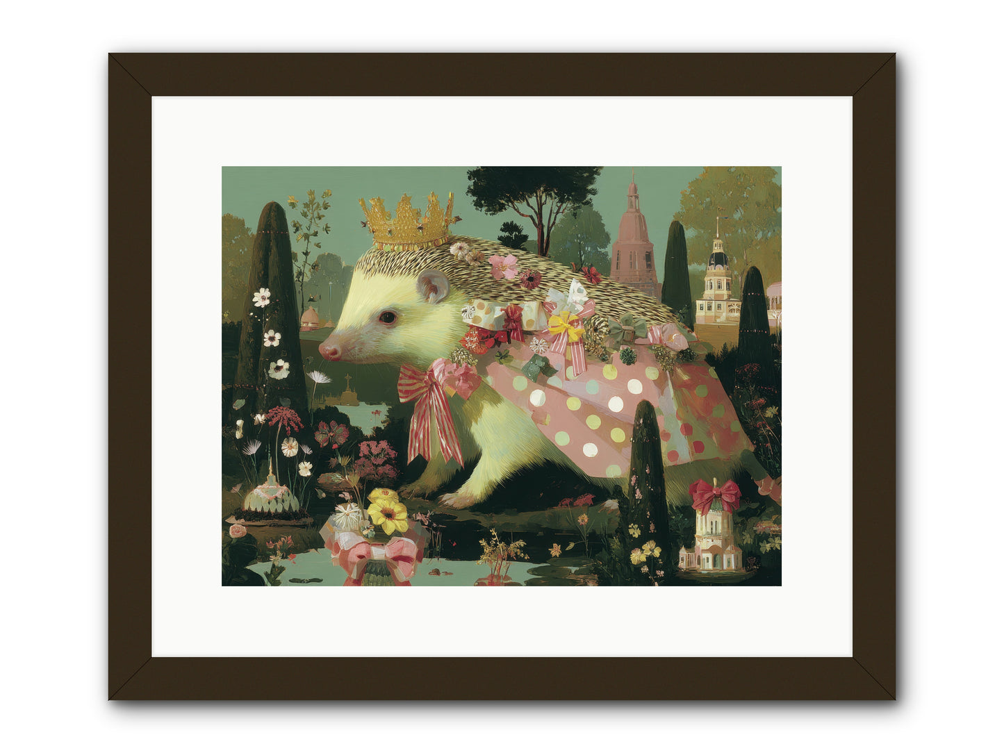 Refined Pageantry -- Framed Print - Black 16x12