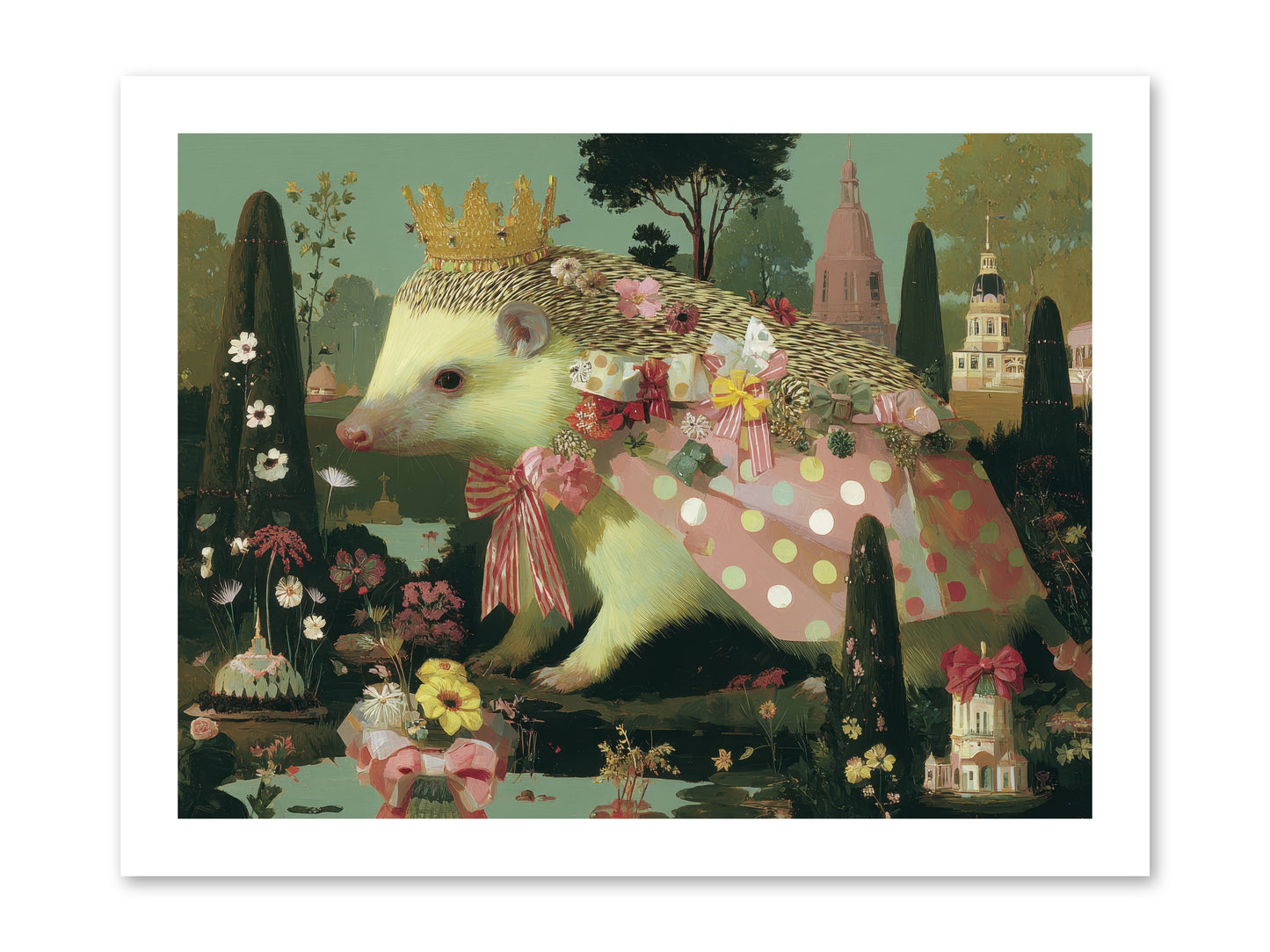 Refined Pageantry -- Loose Canvas Print 16x12