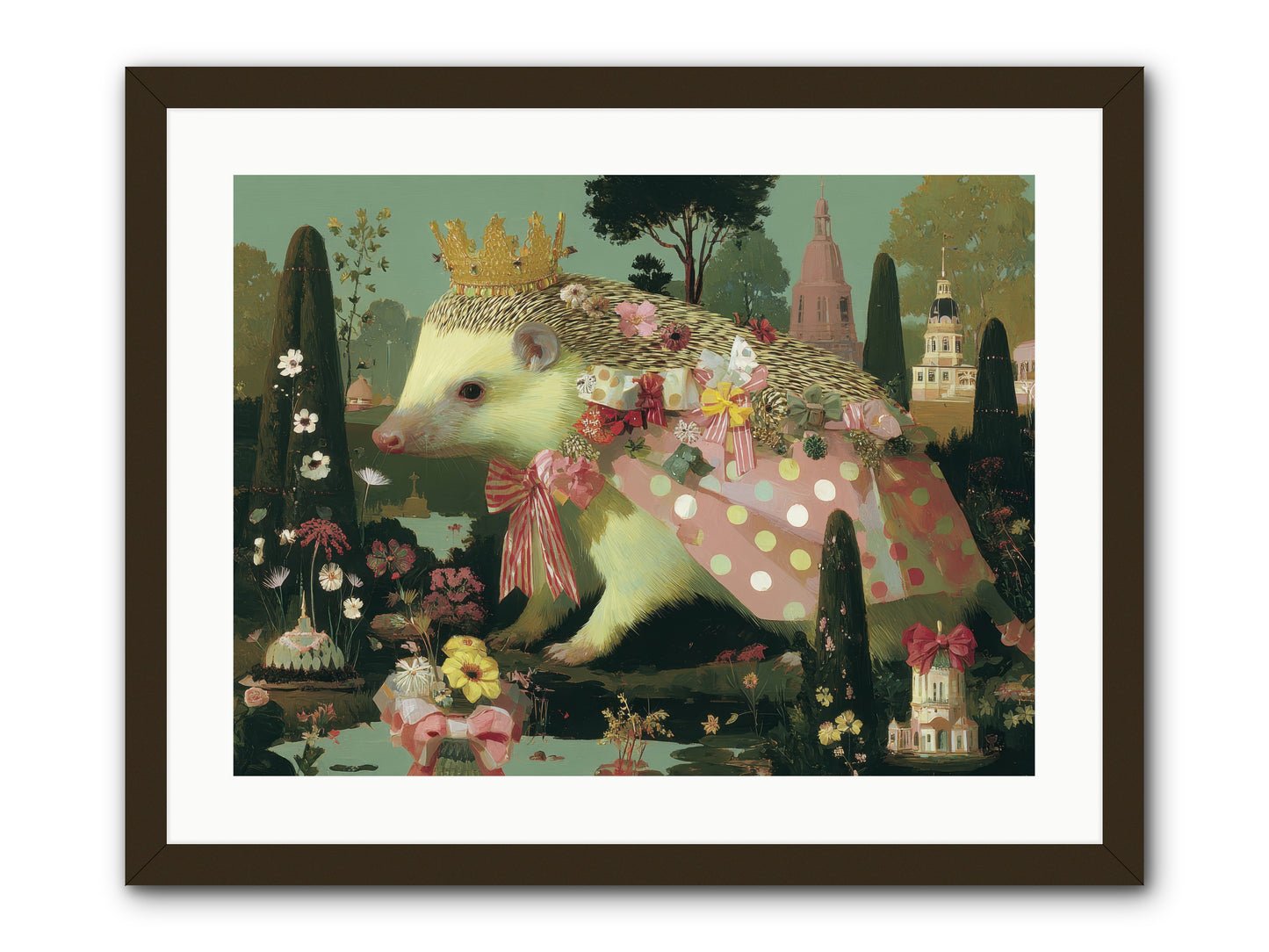 Refined Pageantry -- Framed Print - Black 24x18