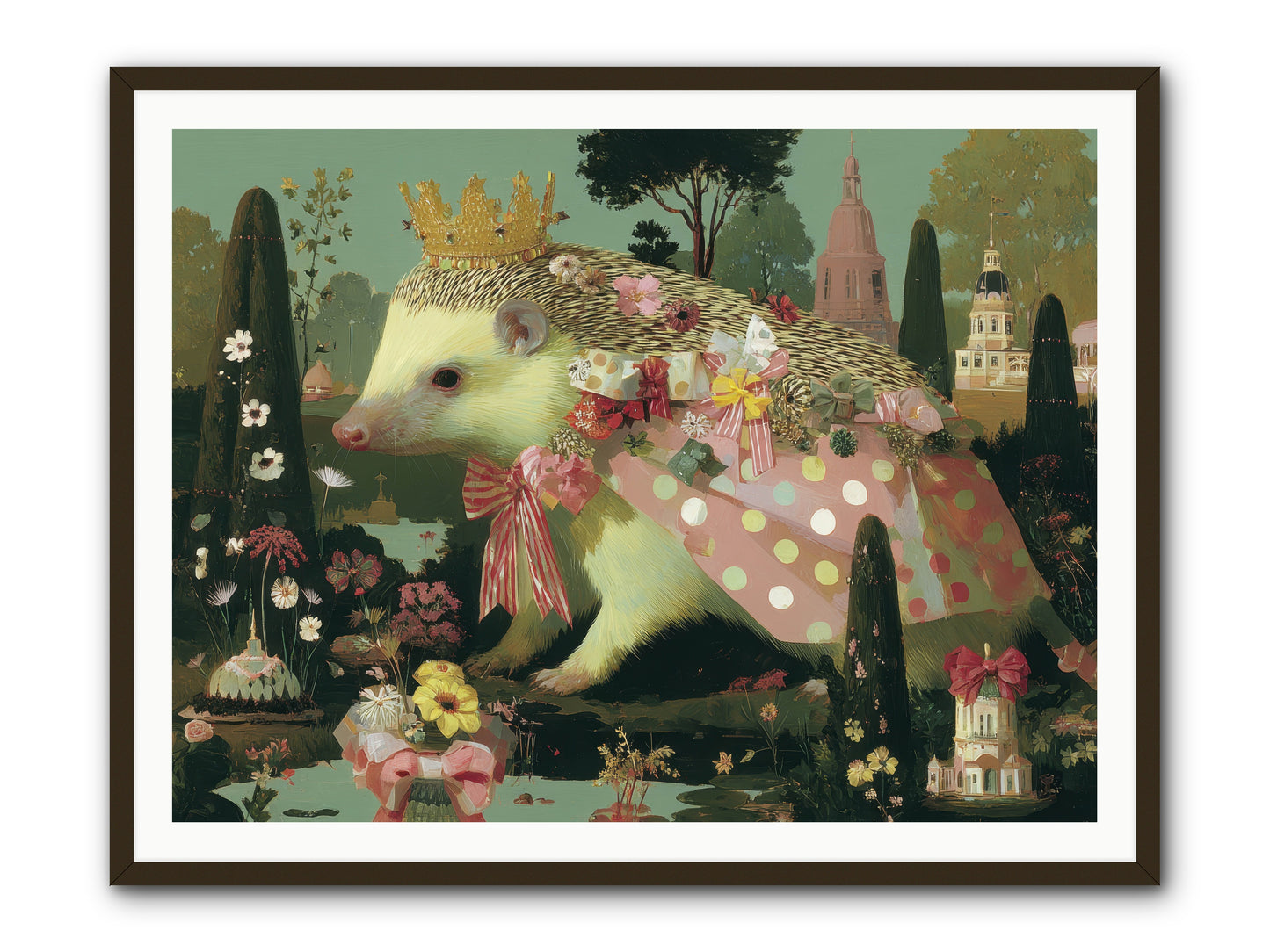 Refined Pageantry -- Framed Print - Black 48x36