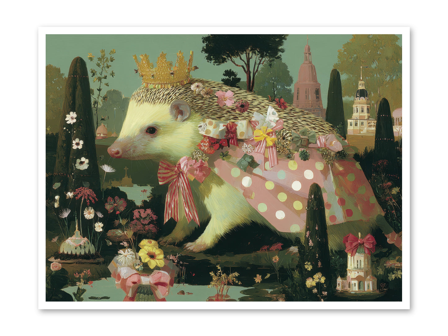 Refined Pageantry -- Loose Canvas Print 48x36