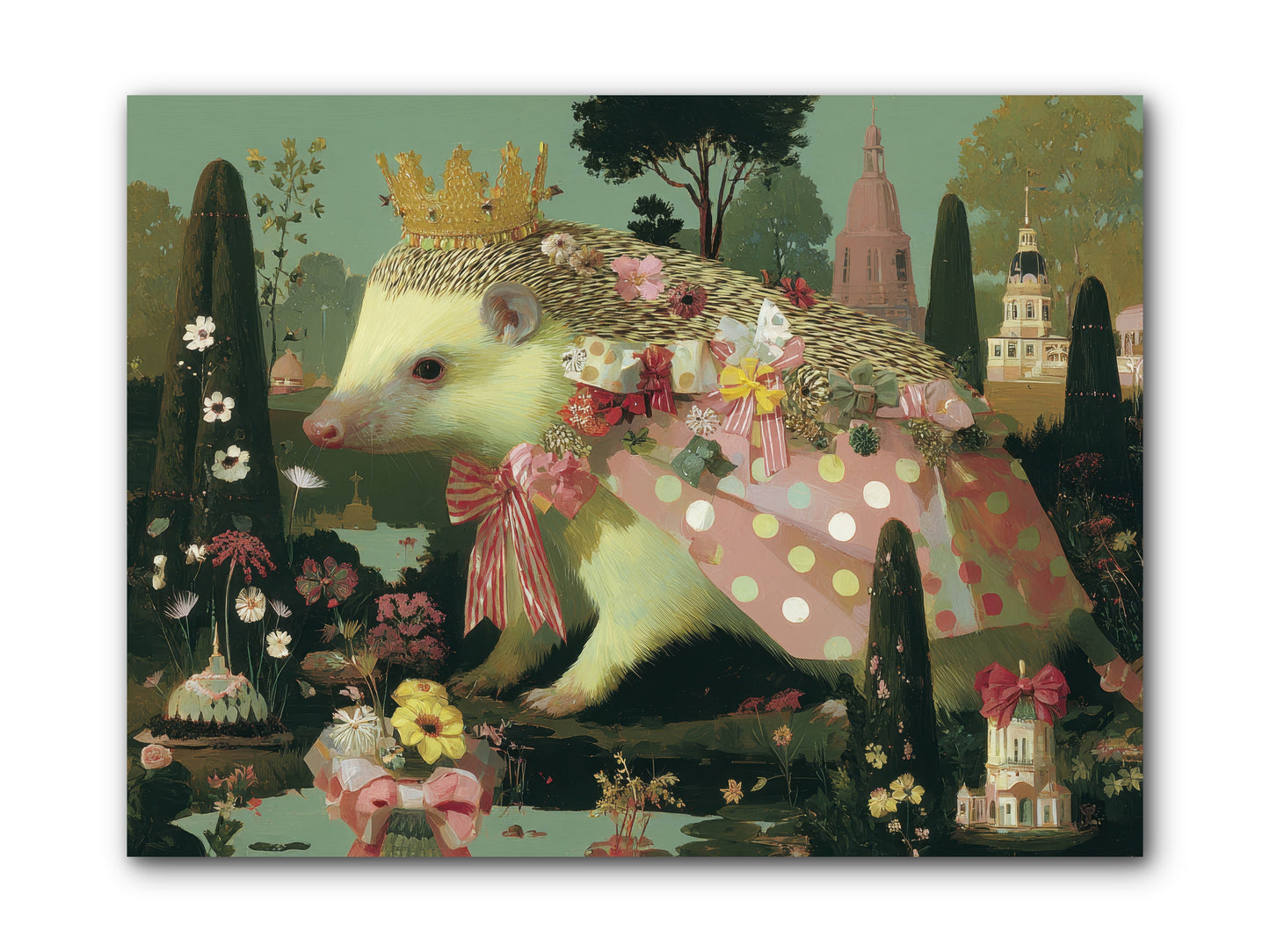 Refined Pageantry -- Wrapped Canvas 12x9