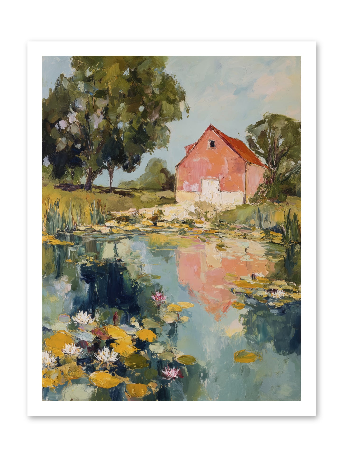 Reflecting in Still Waters -- Loose Canvas Print 18x24