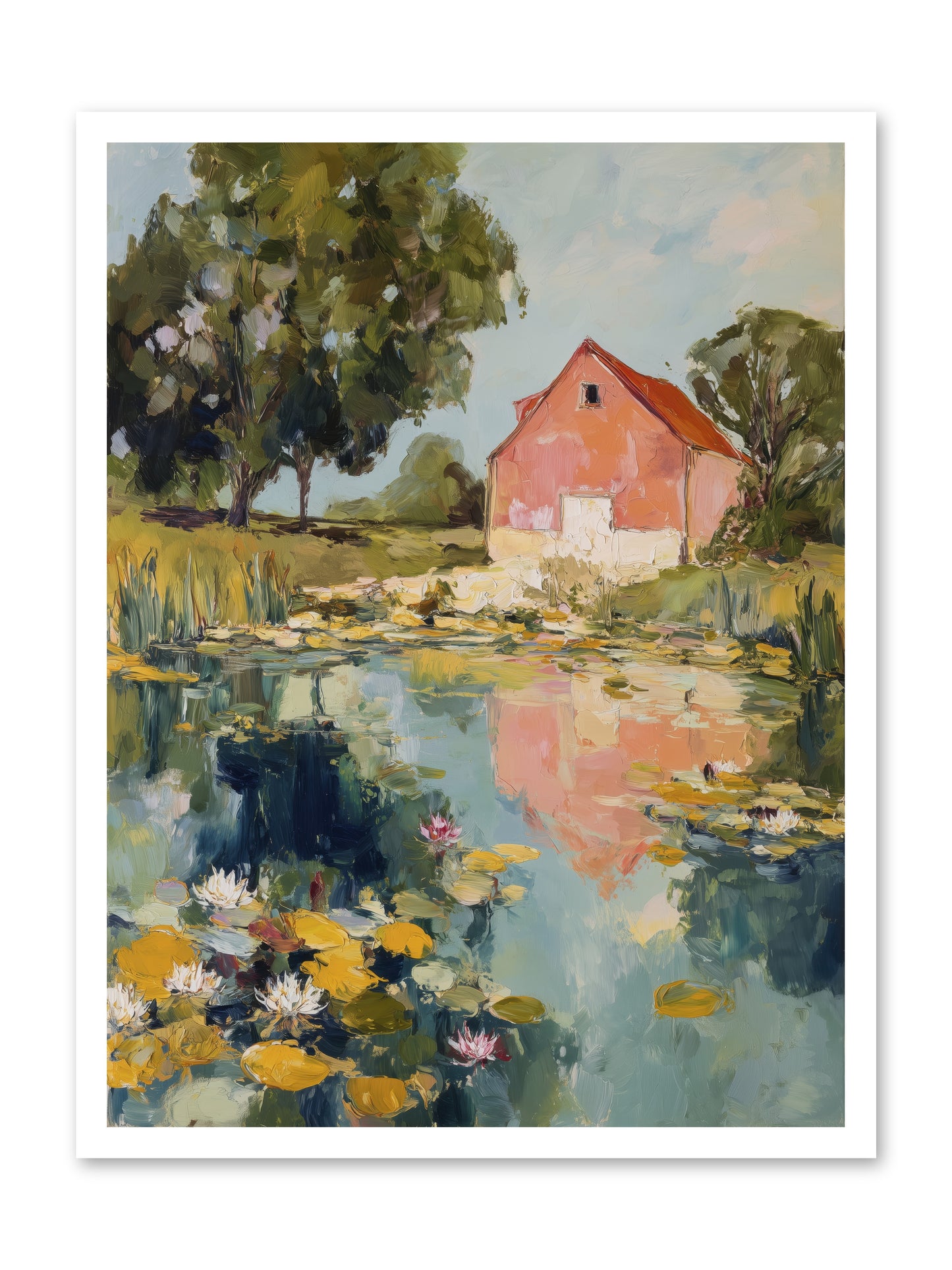 Reflecting in Still Waters -- Paper Print 24x32