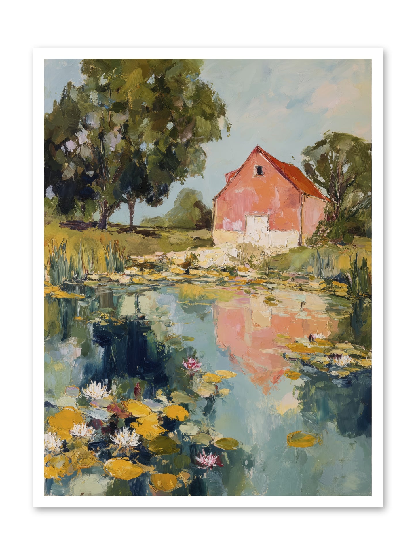 Reflecting in Still Waters -- Paper Print 30x40