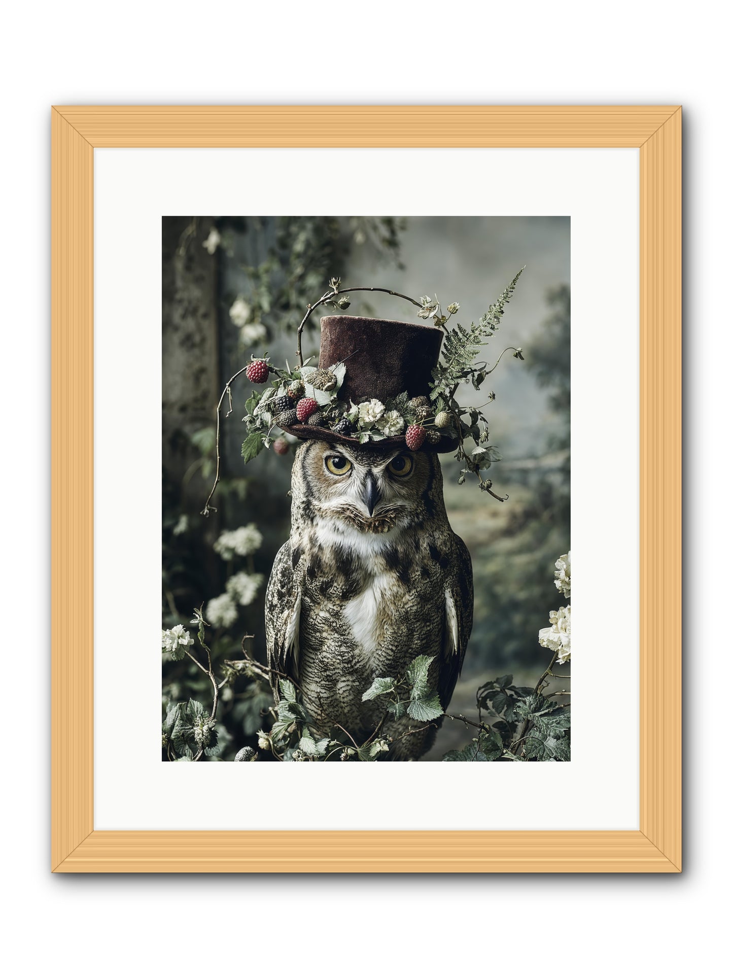 Regalis -- Framed Print - Natural 12x16