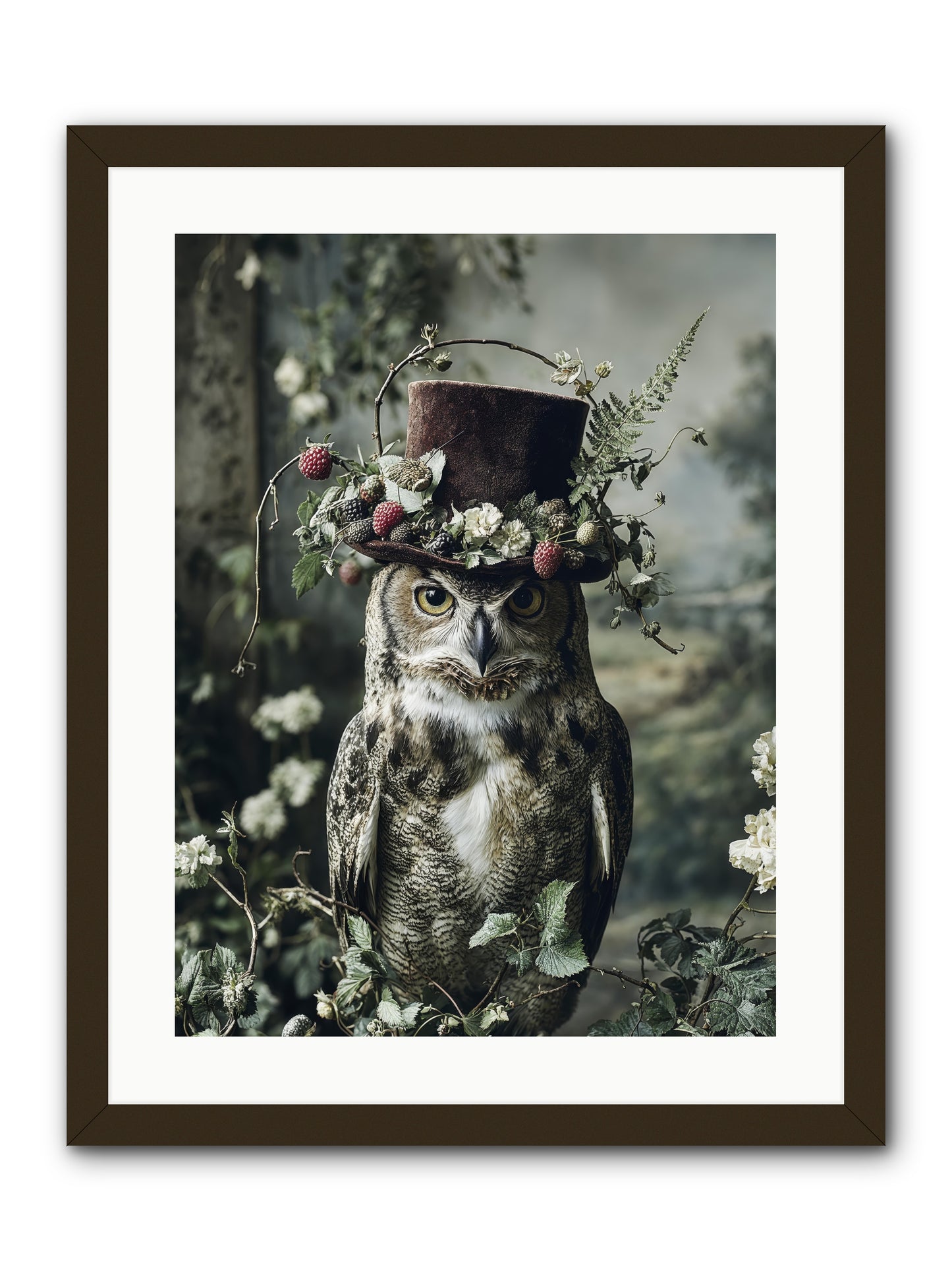 Regalis -- Framed Print - Black 18x24