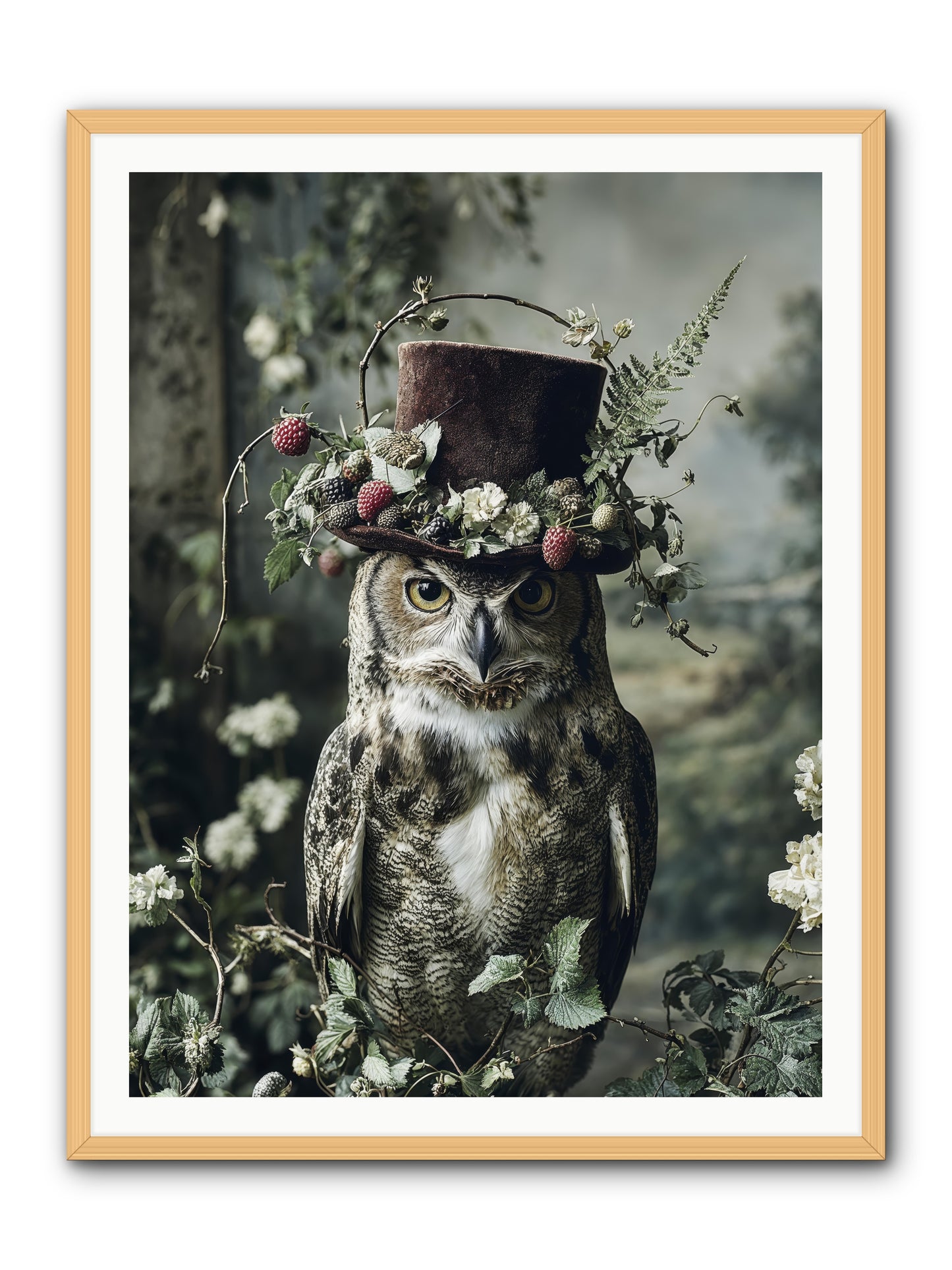 Regalis -- Framed Print - Natural 36x48