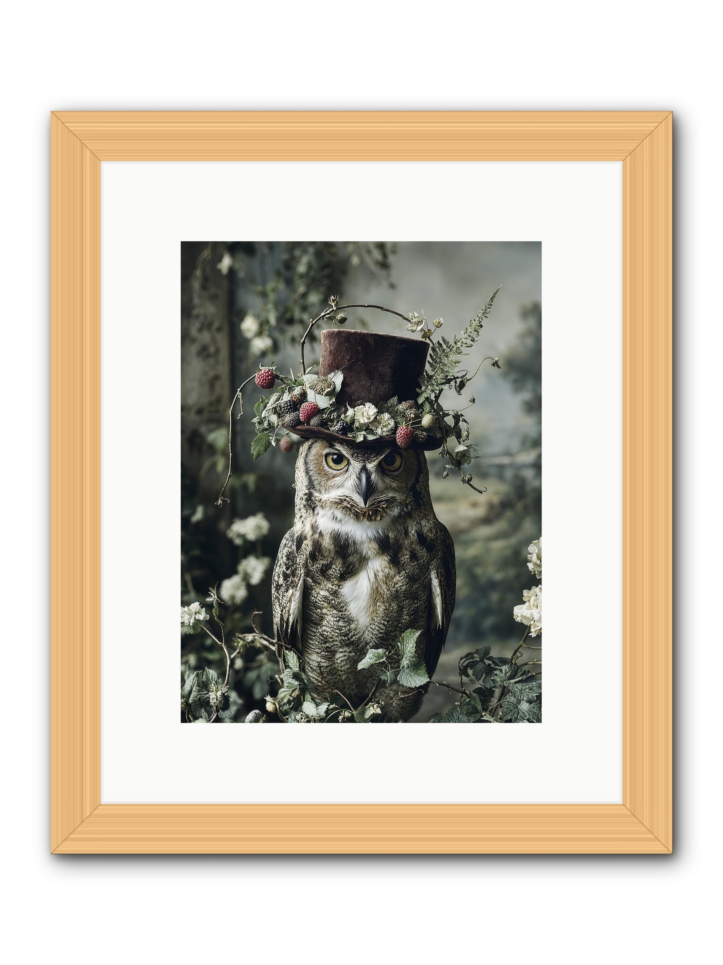 Regalis -- Framed Print - Natural 9x12