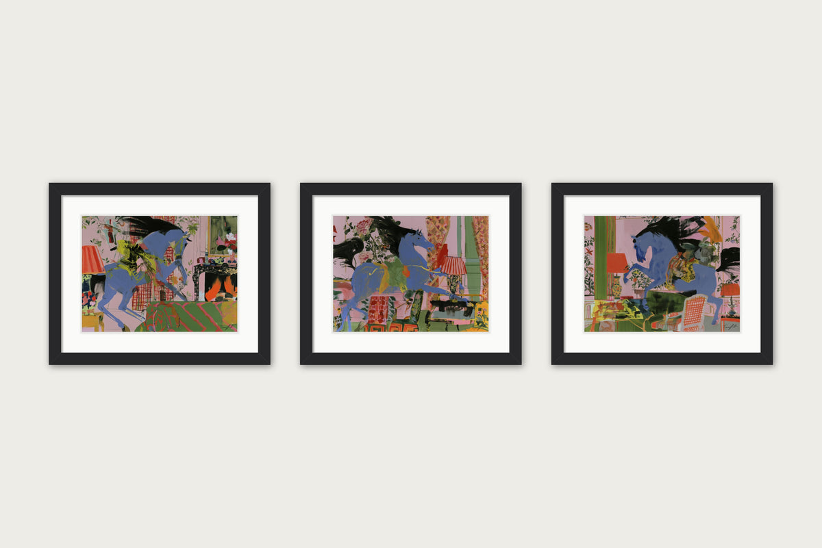 Rehearsal Of Storms - Framed Print - Black, 16x12