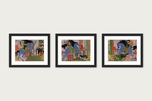 Rehearsal Of Storms - Framed Print - Black, 16x12