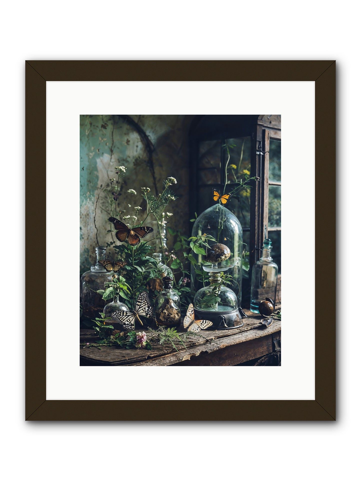 Relinquish Authority -- Framed Print - Black 12x15