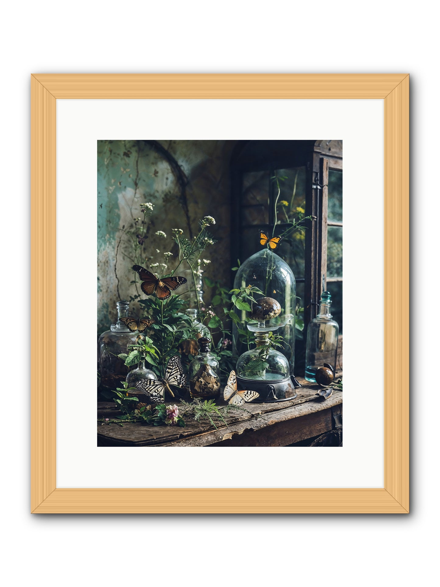 Relinquish Authority -- Framed Print - Natural 12x15