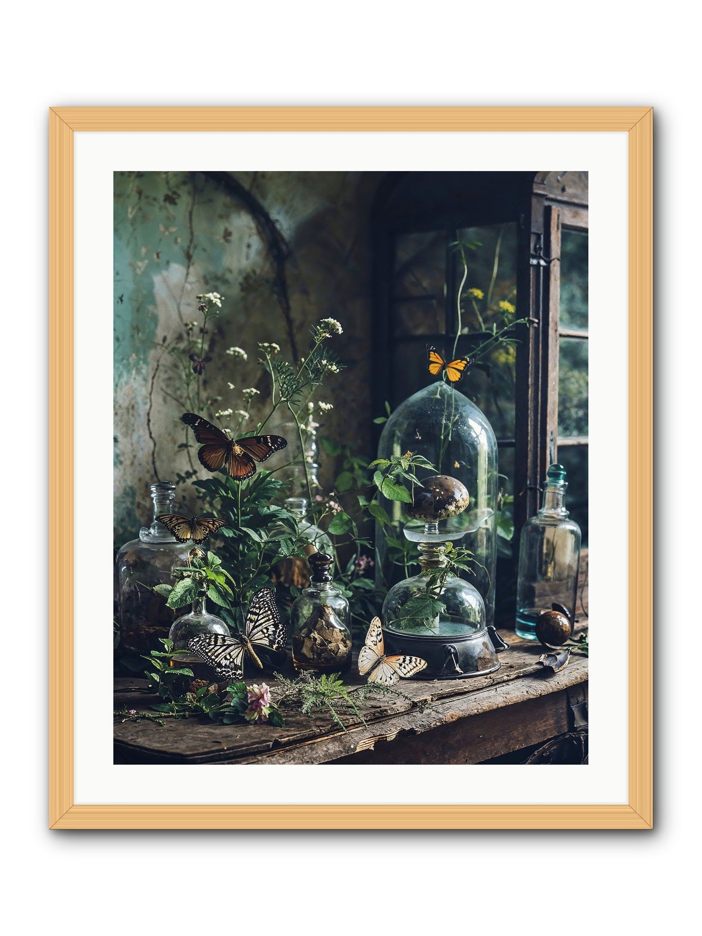 Relinquish Authority -- Framed Print - Natural 24x30
