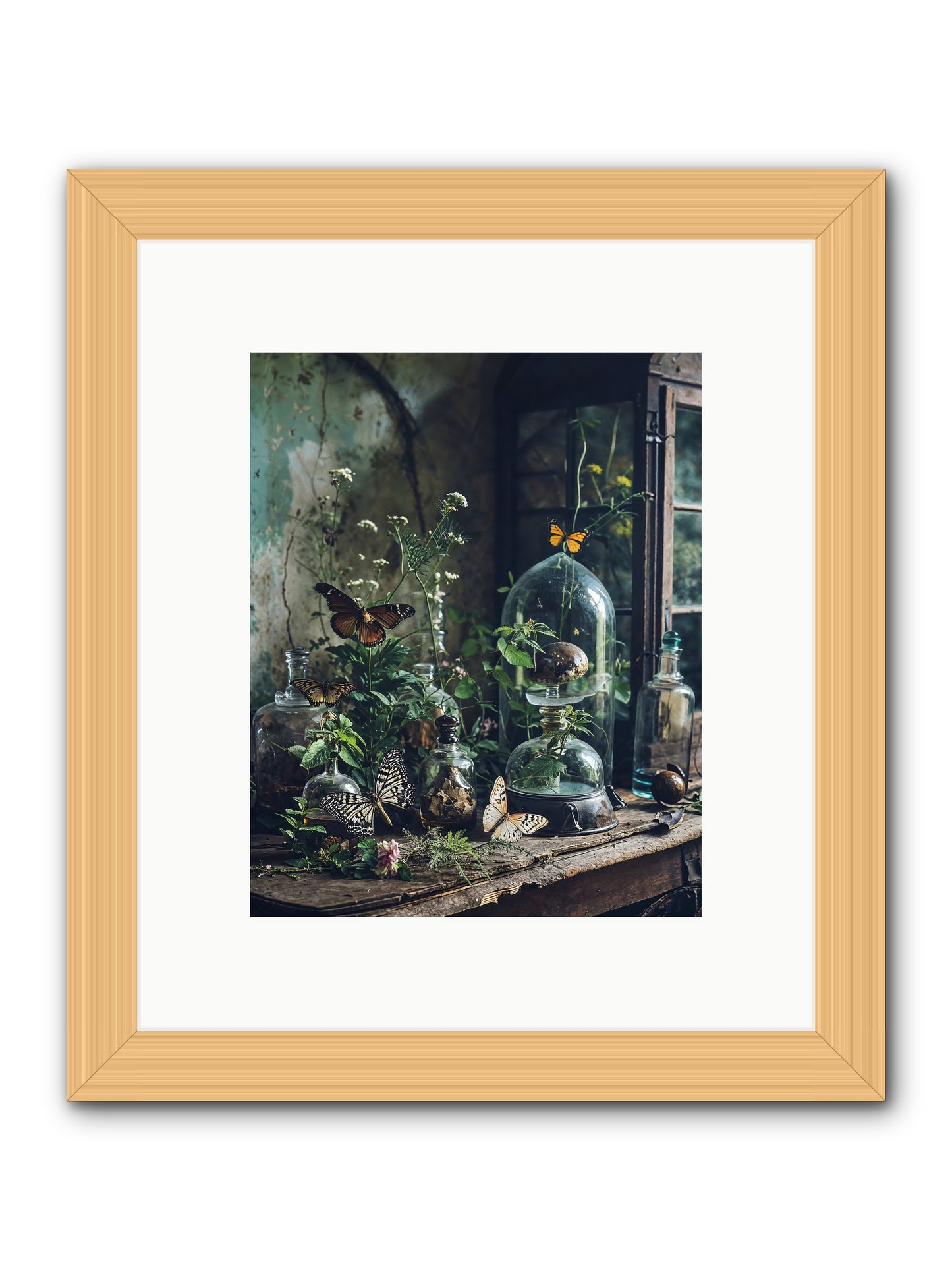 Relinquish Authority -- Framed Print - Natural 8x10