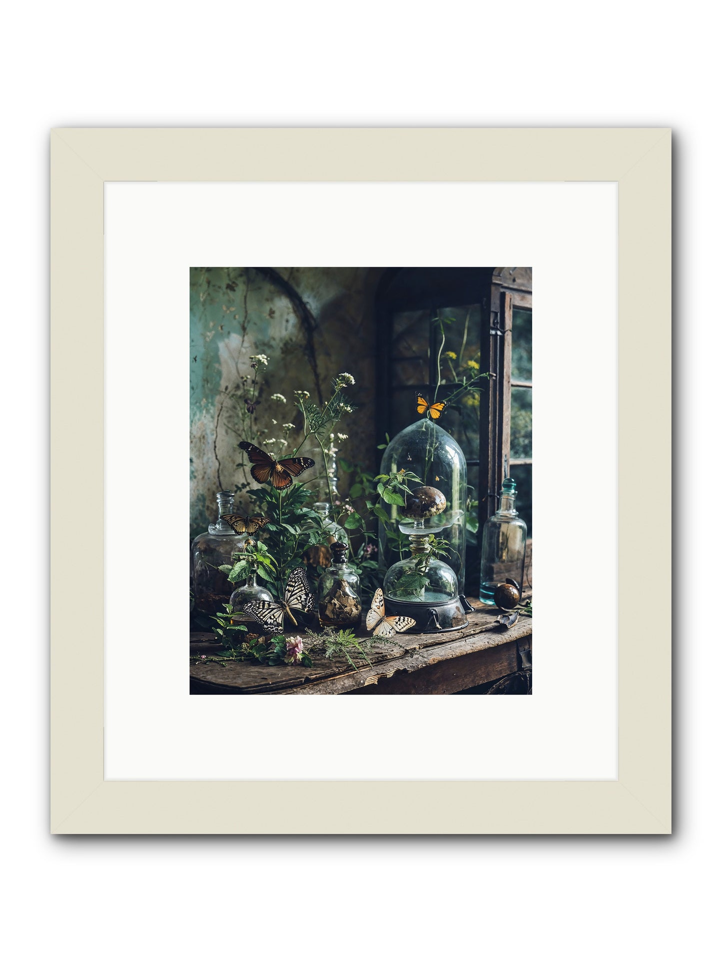 Relinquish Authority -- Framed Print - White 8x10