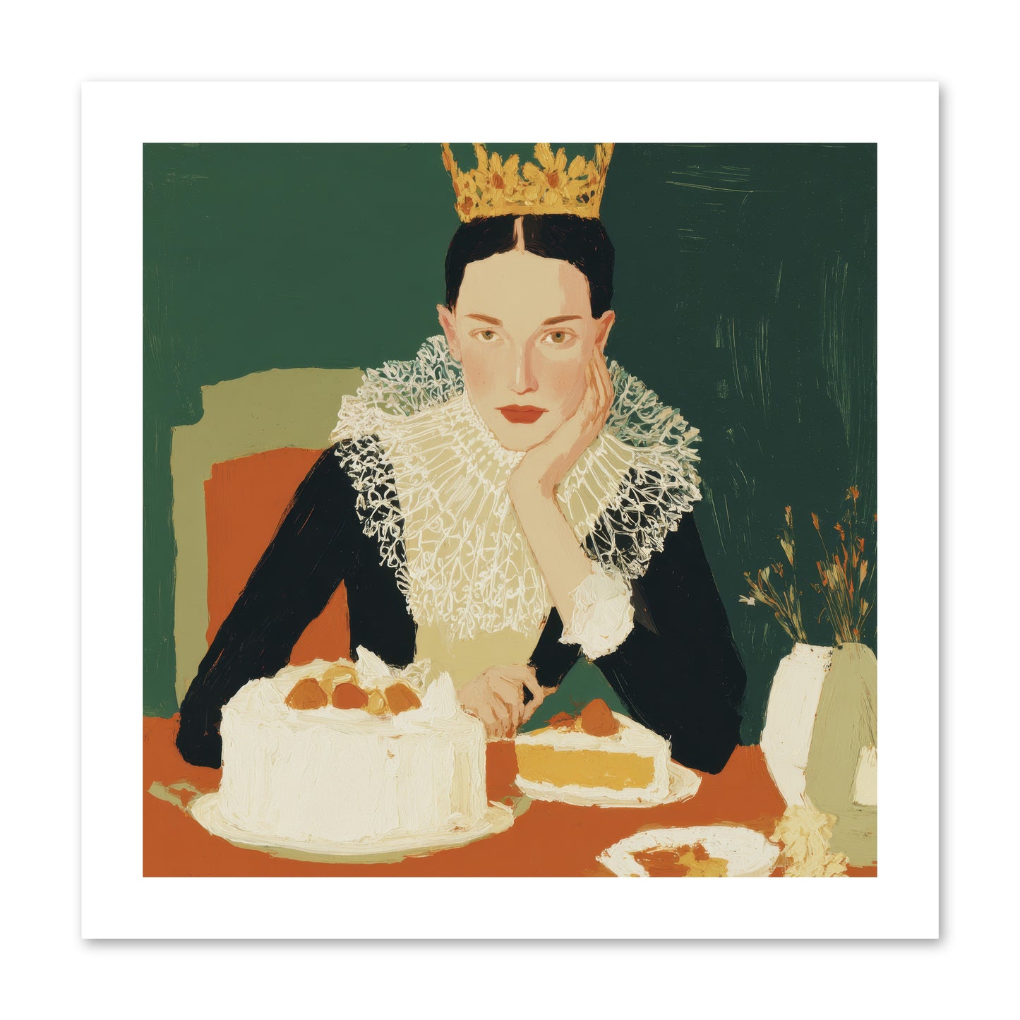 Reluctant Sovereign -- Loose Canvas Print 12x12