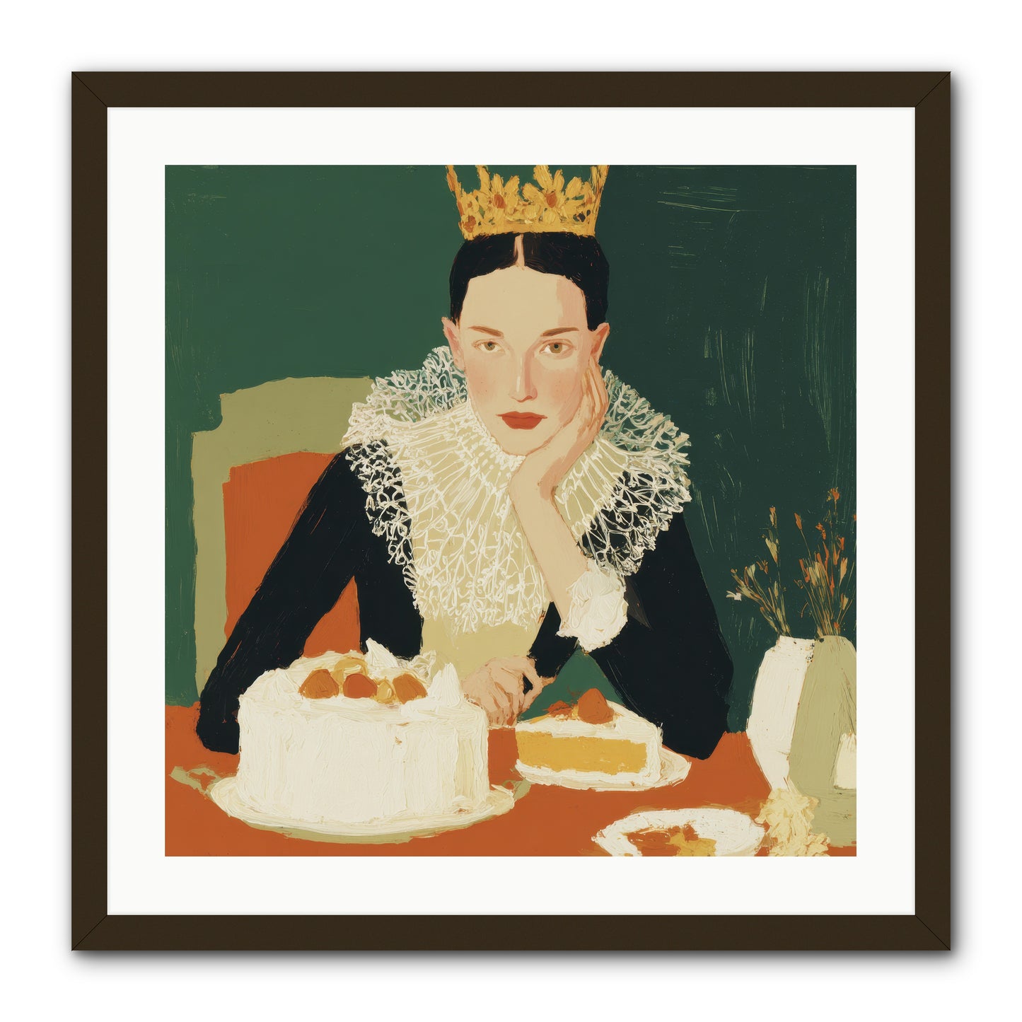 Reluctant Sovereign -- Framed Print - Black 24x24