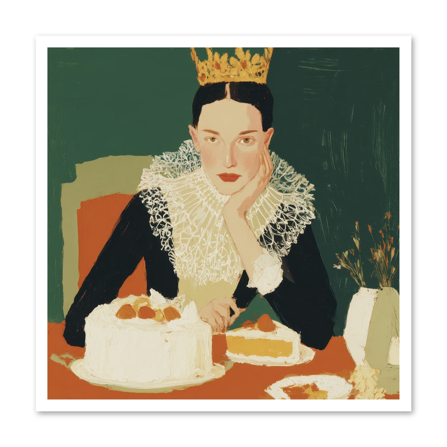 Reluctant Sovereign -- Paper Print 30x30