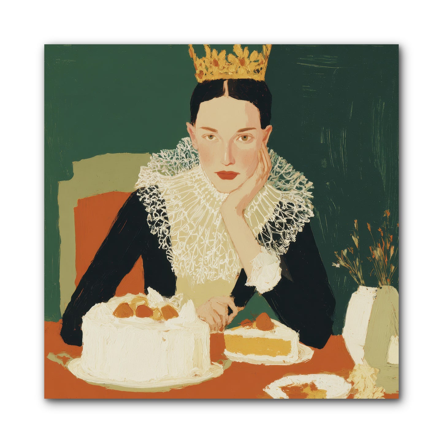 Reluctant Sovereign -- Wrapped Canvas 10x10