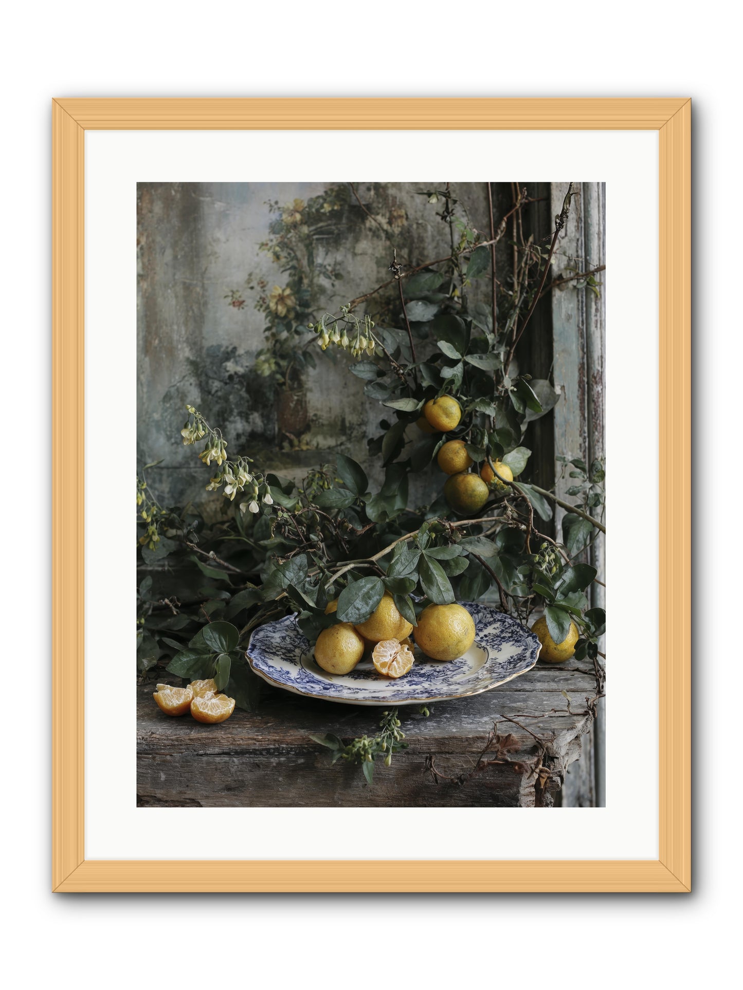 Remember -- Framed Print - Natural 18x24