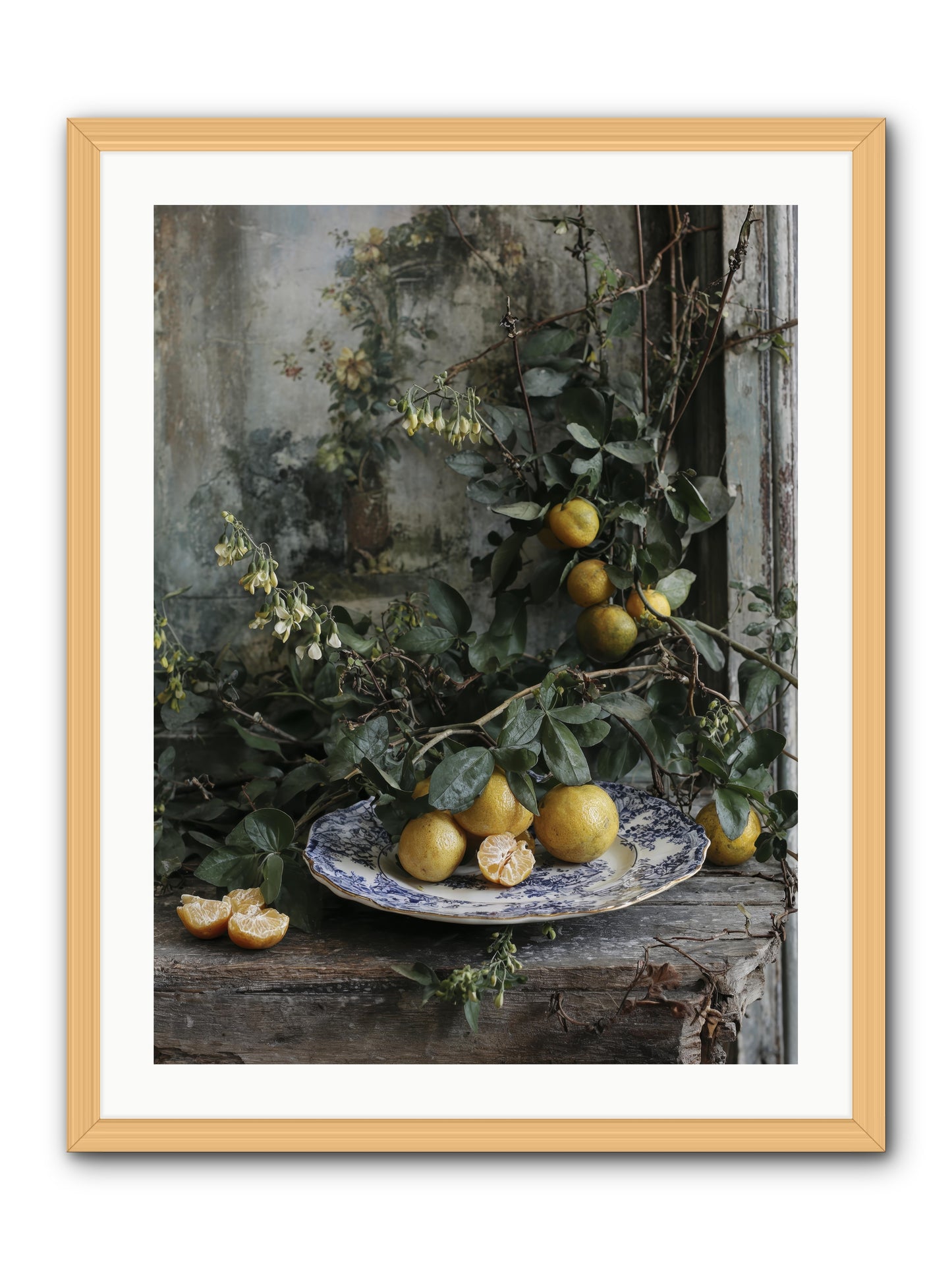 Remember -- Framed Print - Natural 24x32